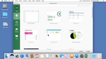 Microsoft Excel 2016 for Mac: Creating, Saving, and Sharing Workbooks