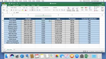 Microsoft Excel 2016 for Mac: Formatting Data