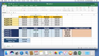 Microsoft Excel 2016 for Mac: Referencing Data
