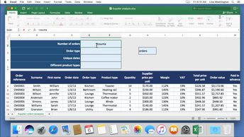 Microsoft Excel 2016 for Mac: Basic Formulas