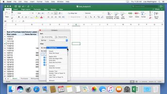 Microsoft Excel 2016 for Mac: PivotTables