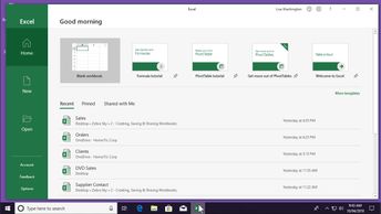 Excel Office 365 (Windows): Getting Started