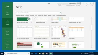 Excel Office 365 (Windows): Creating & Saving Workbooks